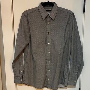 Men's Gray Patterned Shirt Nick Graham Everywhere